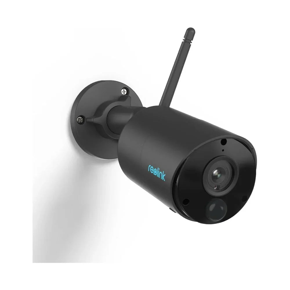 Reolink Argus Eco: WiFi Outdoor Battery/Solar-Powered Security Camera - Black - Reolinkstore