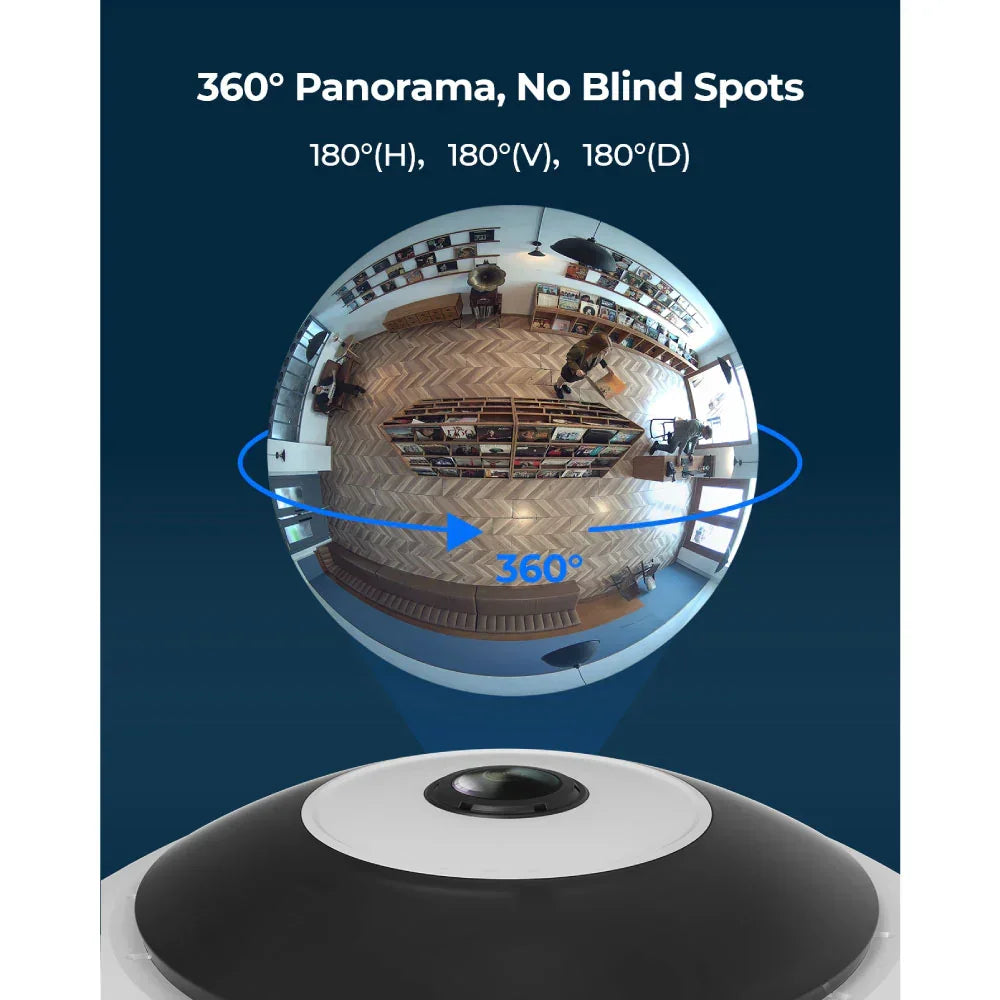 Reolink Fisheye Series FE-P-W: 360° Panoramic Indoor Security Camera - Reolinkstore