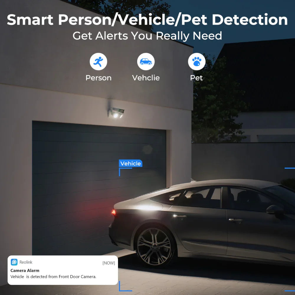 Reolink Duo Floodlight PoE: 4K Dual-Lens Panoramic Security Camera with Floodlight - Reolinkstore