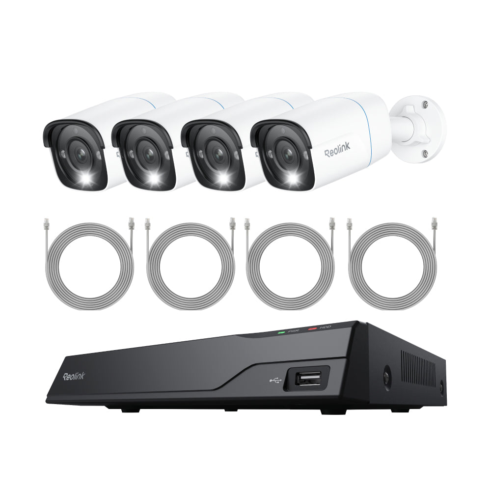 Reolink NVS8-8MB4 : 8MP 4K Ultra HD Security System Kit with Smart Det