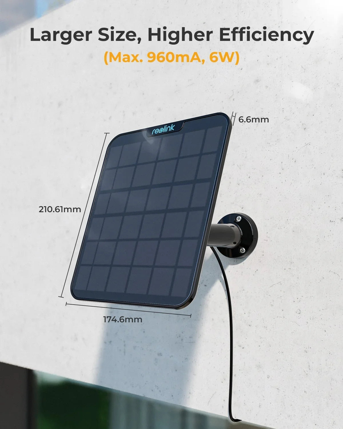 Reolink Solar Panel 2 (Black): Reliable Power for Your Security - Reolinkstore