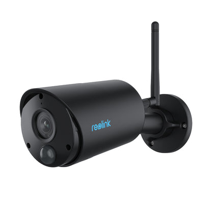 Reolink Argus Eco: WiFi Outdoor Battery/Solar-Powered Security Camera - White/Black