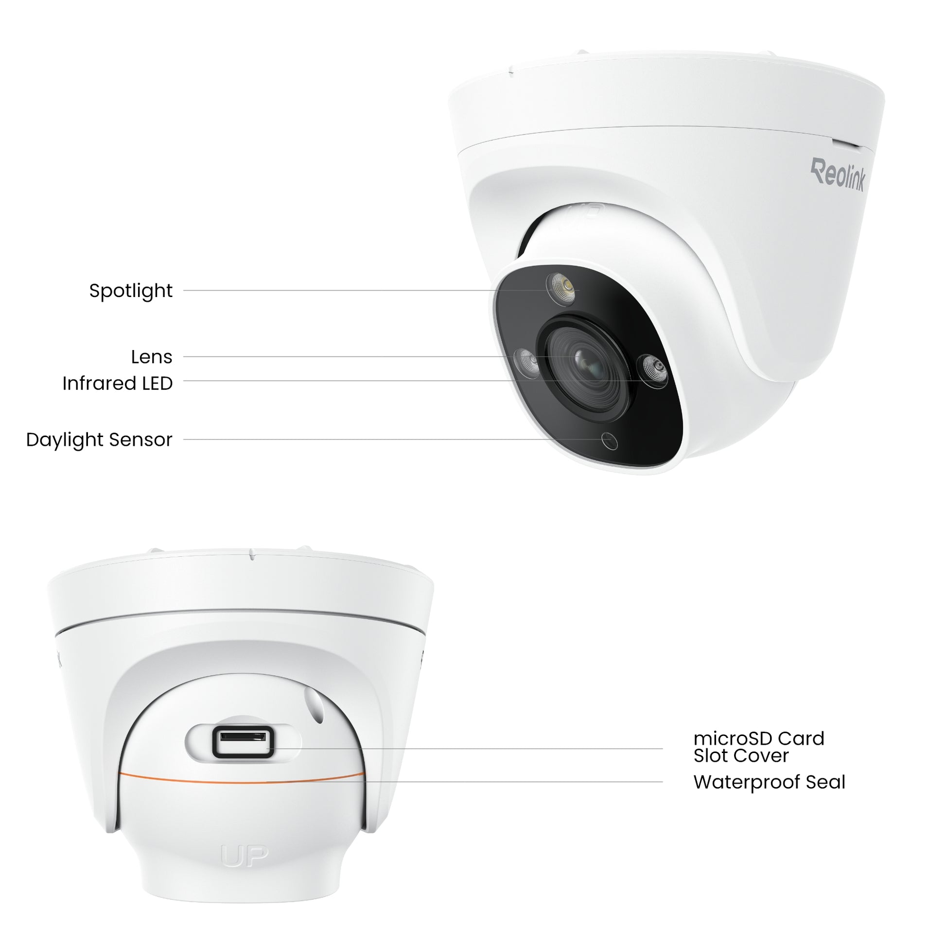 Reolink RP-PCT12M 12MP Ultra HD PoE Camera with Spotlights
