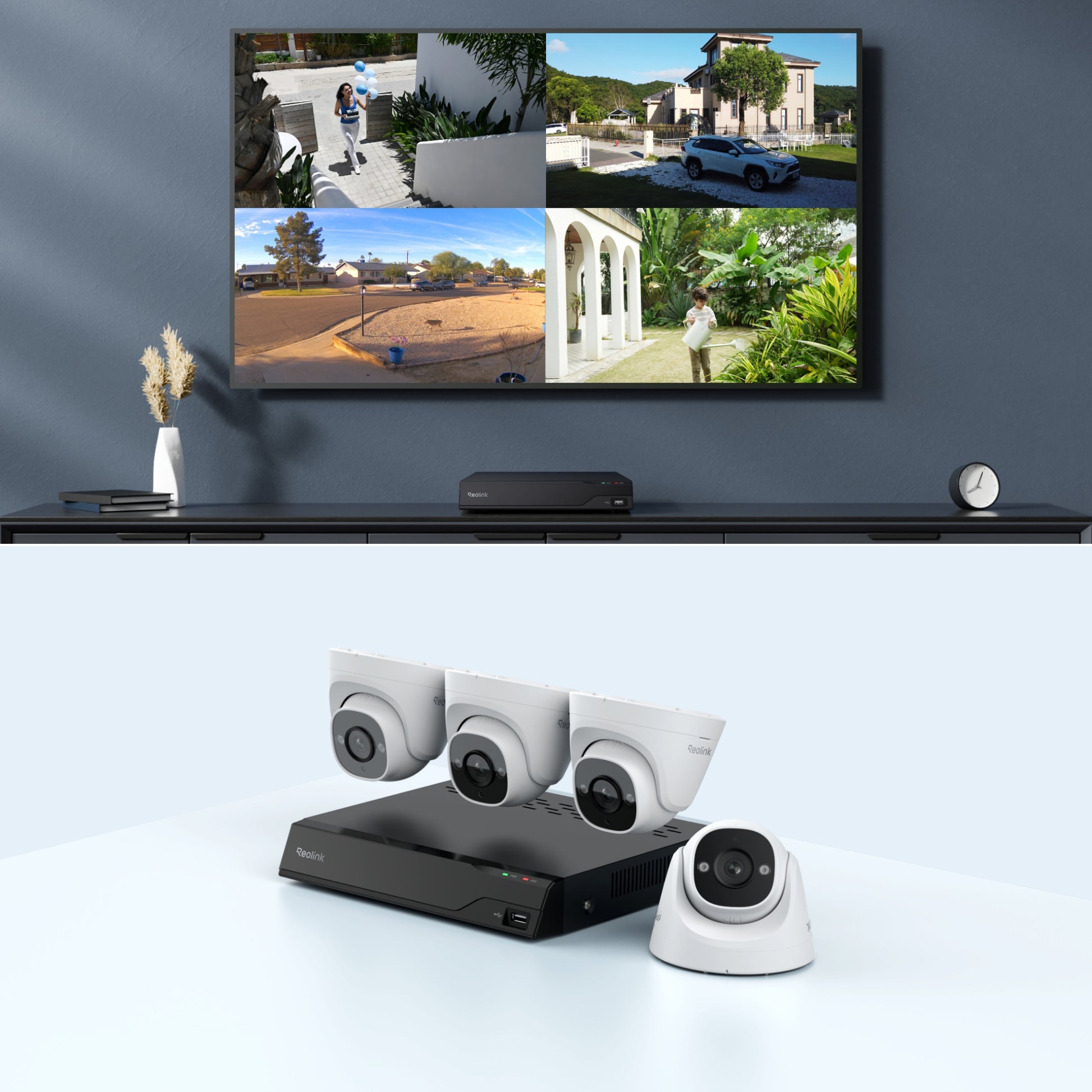 Reolink NVS8-5MD4 : 5MP HD 8-Channel PoE Surveillance System with Smart Detection