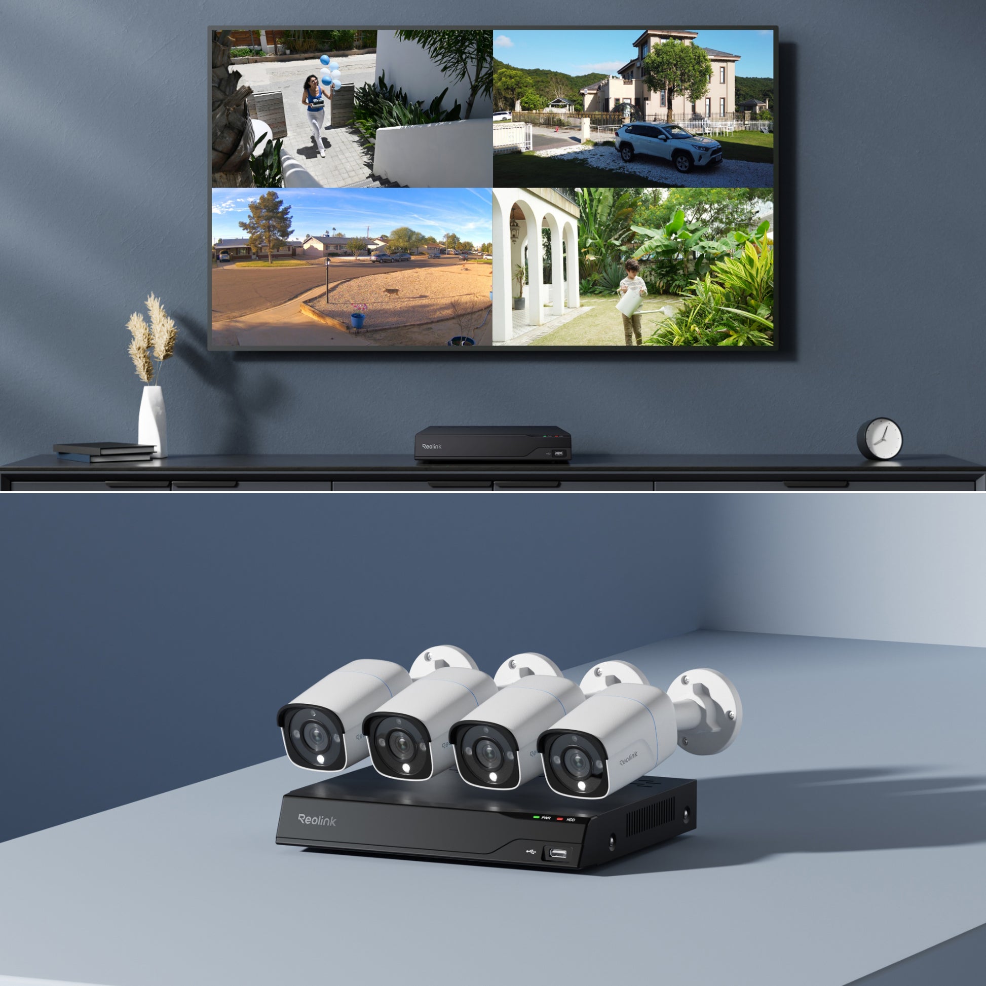 Reolink NVS8-8MB4 : 8MP 4K Ultra HD Security System Kit with Smart Detection