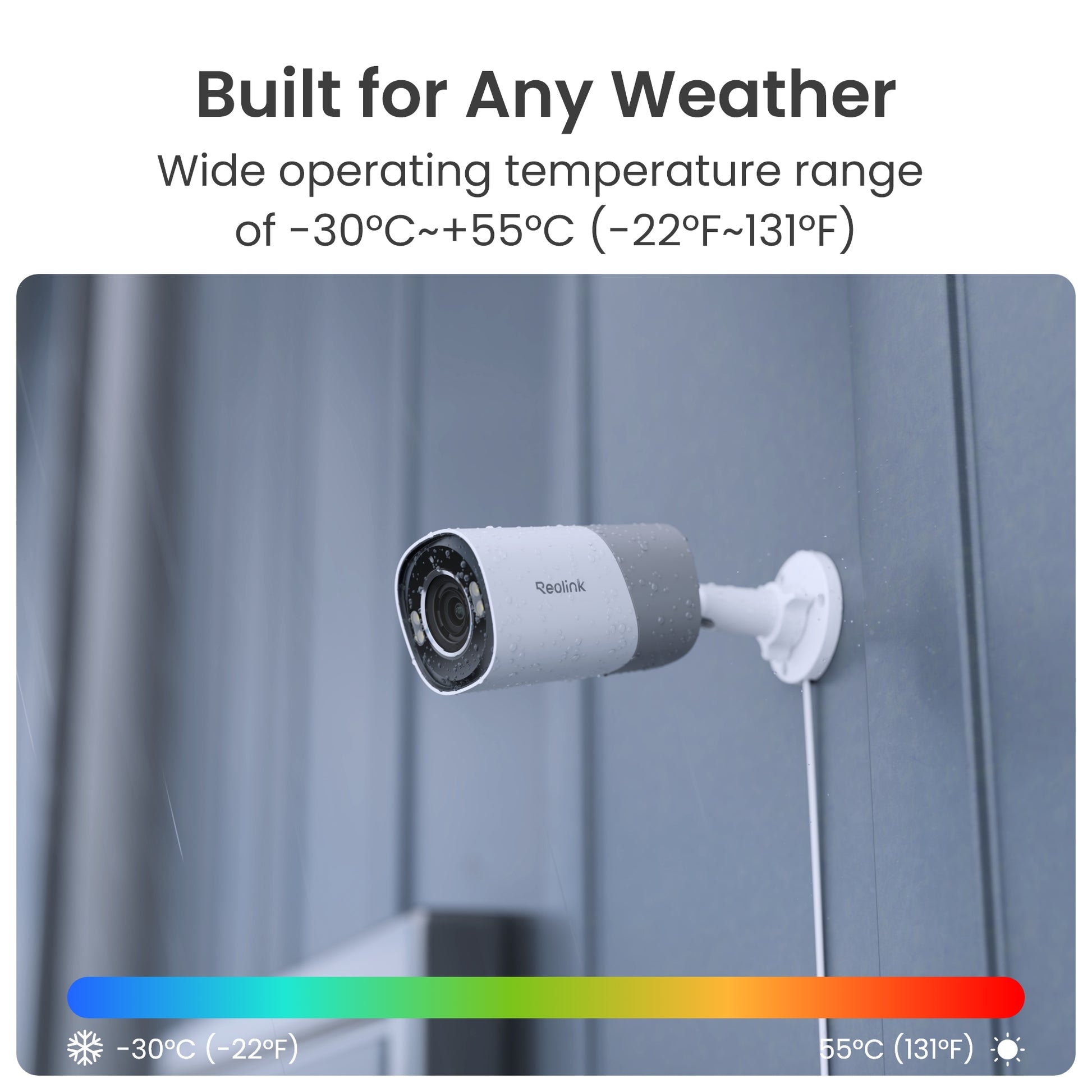 Reolink RP-PCB8MZ 8MP 4K 133° View PoE Bullet Camera with 5× Optical Zoom