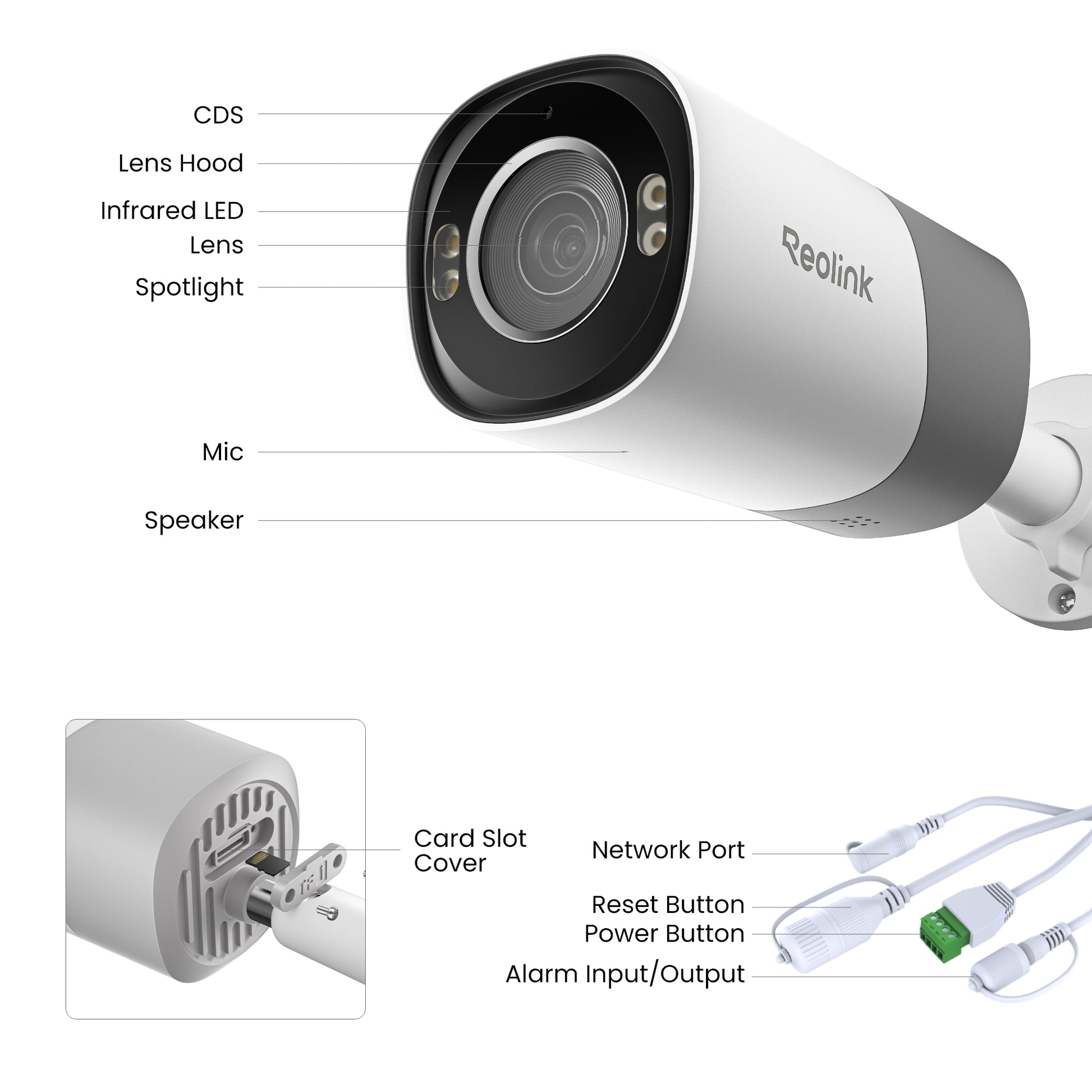 Reolink RP-PCB8MX 8MP 4K PoE Bullet Camera with ColorX Night Vision