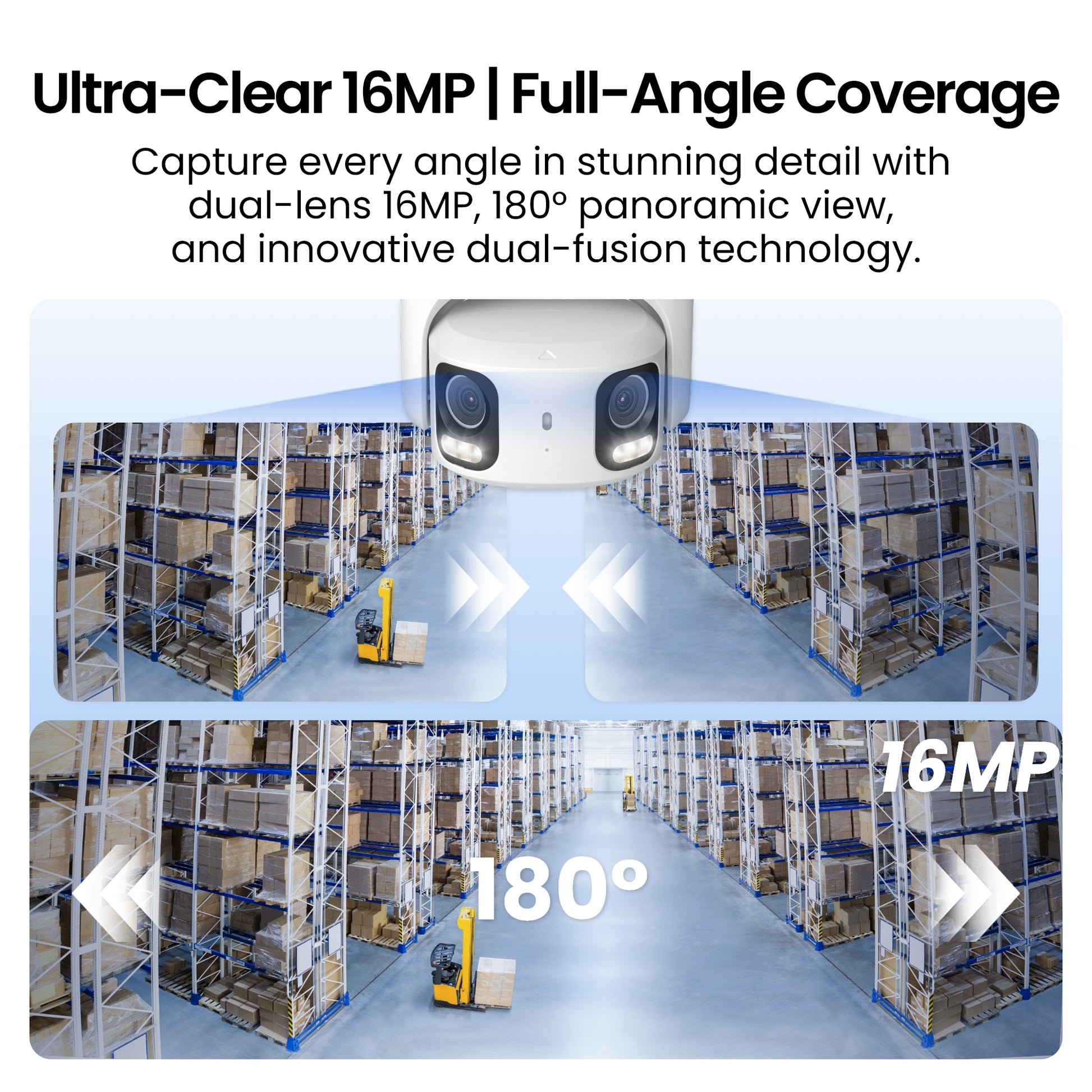 Reolink RP-PCT16MD 16MP Ultra HD PoE Panoramic Dual Lens Camera