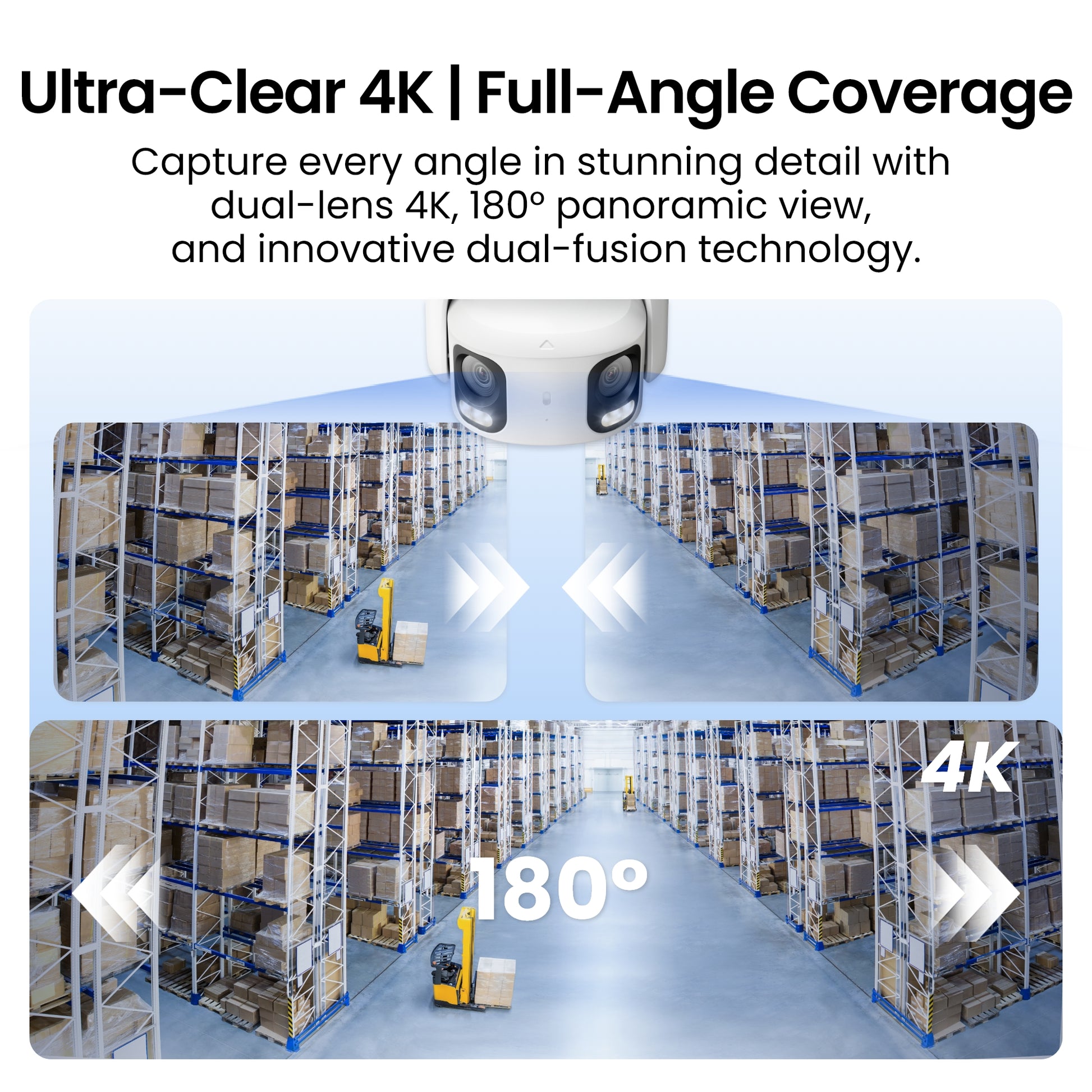 Reolink RP-PCT8MD 8MP 4K PoE Panoramic Dual Lens Camera