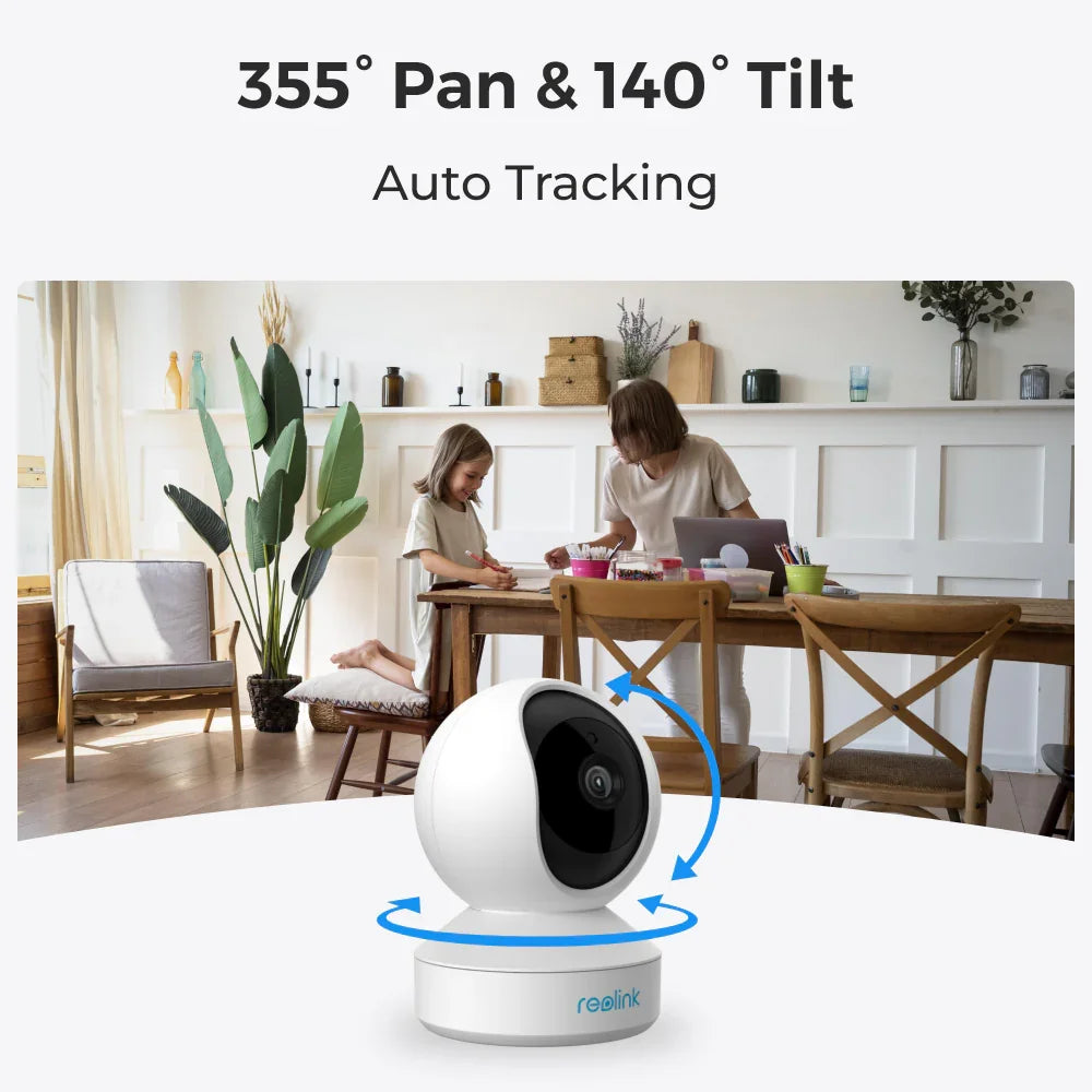 Reolink E1 Pro: Smart 5MP Wi-Fi PT Indoor Security Camera