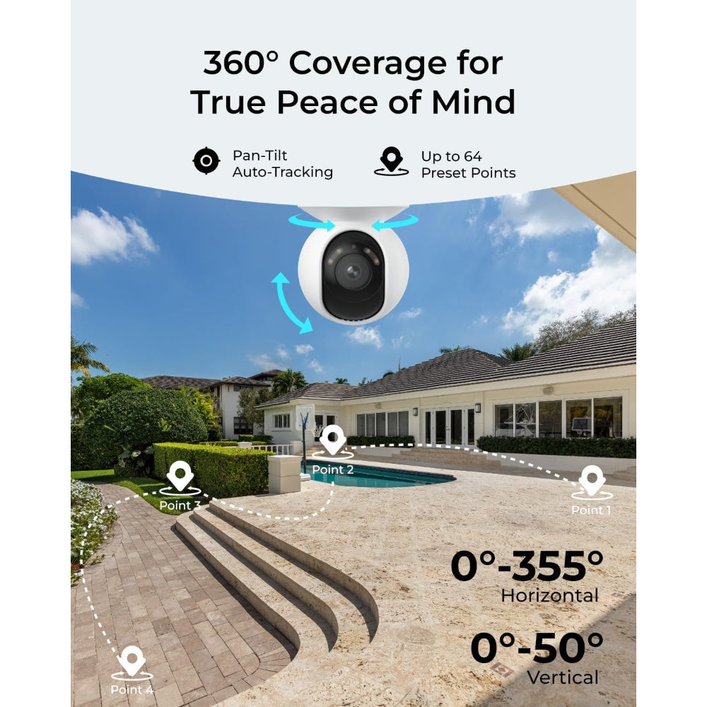 Reolink E1 Outdoor SE PoE: 4K 8MP Auto-Tracking PoE IP Camera 