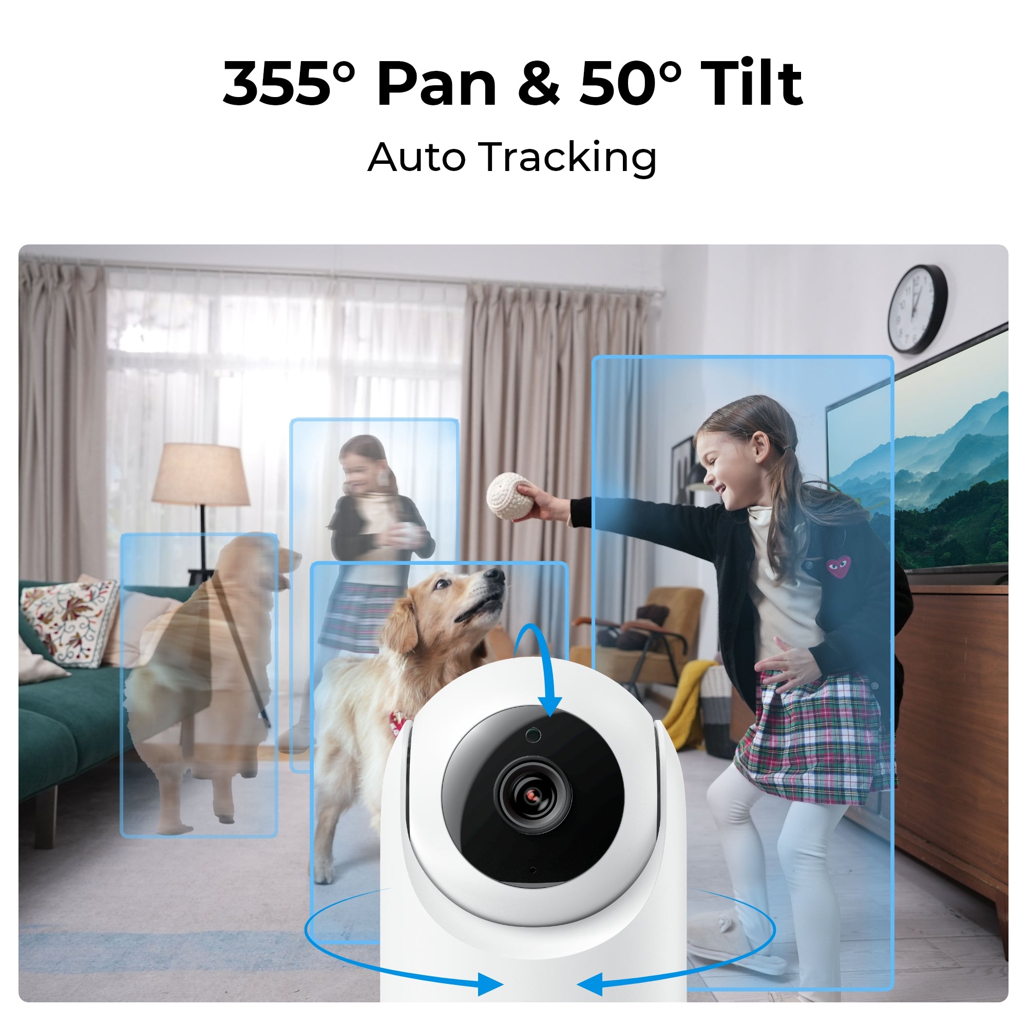 Reolink E321 3MP: Affordable Super HD Indoor WiFi PT Security Camera w