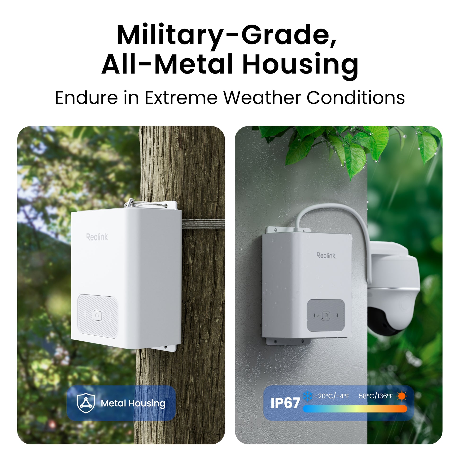 Reolink RLA-BP1 : 12800mAh Long-Lasting Battery Pack for Outdoor Use