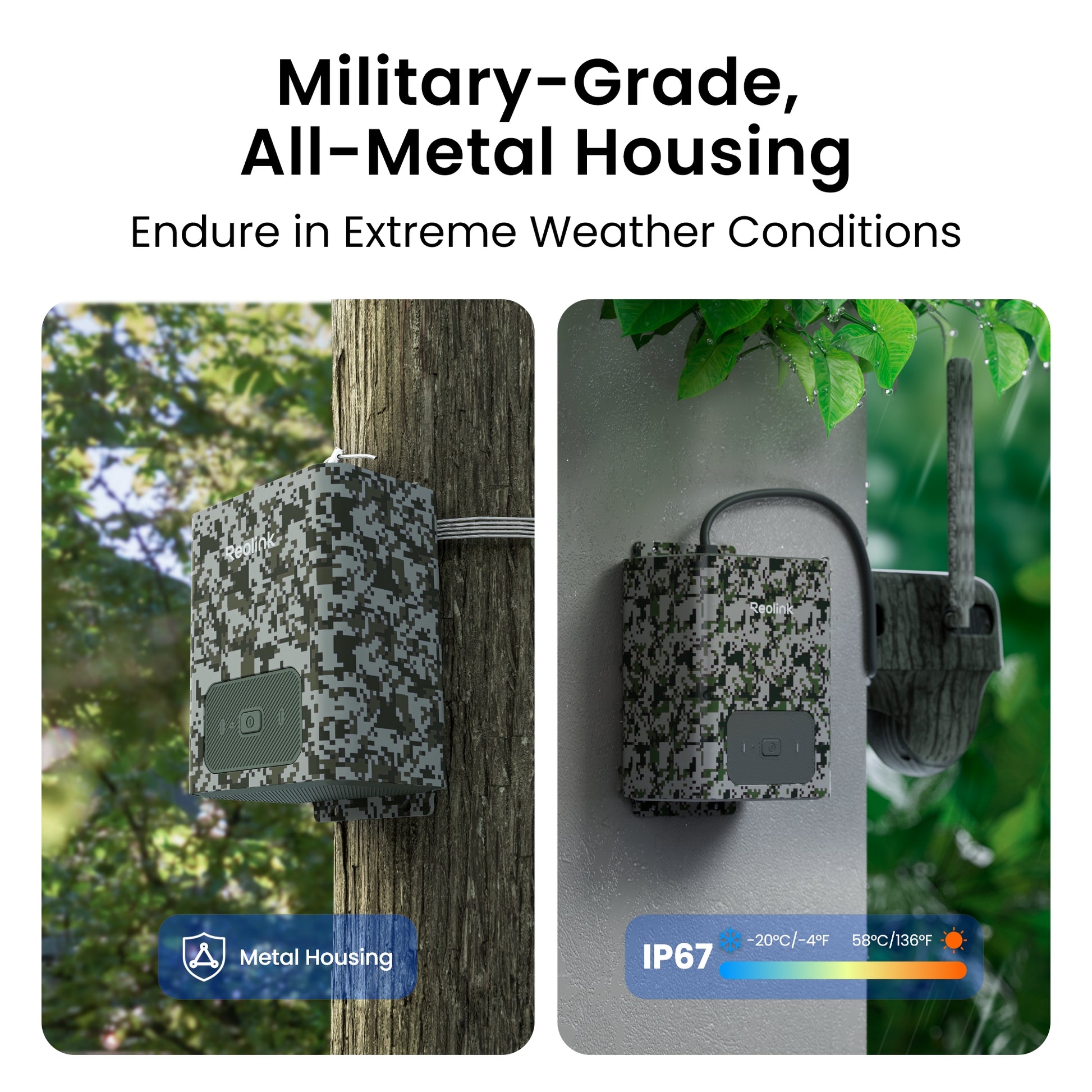 Reolink RLA-BP1 : 12800mAh Long-Lasting Battery Pack for Outdoor Use