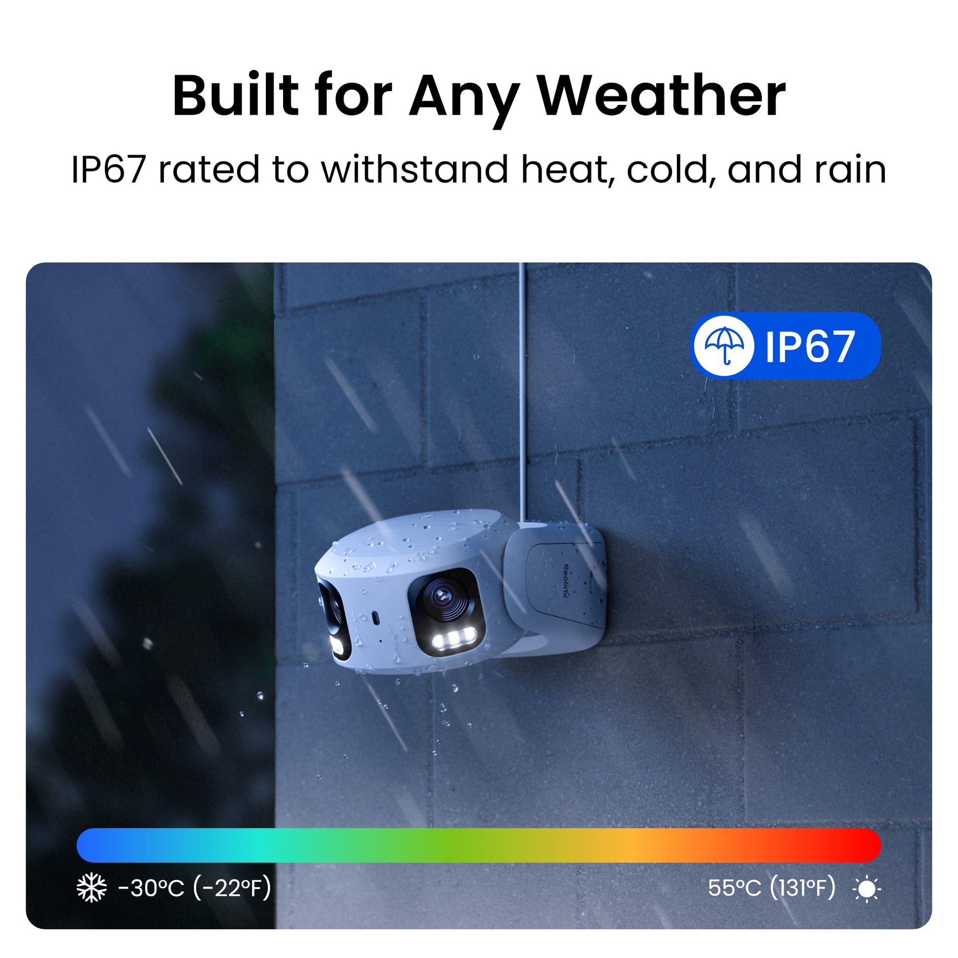 Reolink RP-PCT8MD 8MP 4K PoE Panoramic Dual Lens Camera