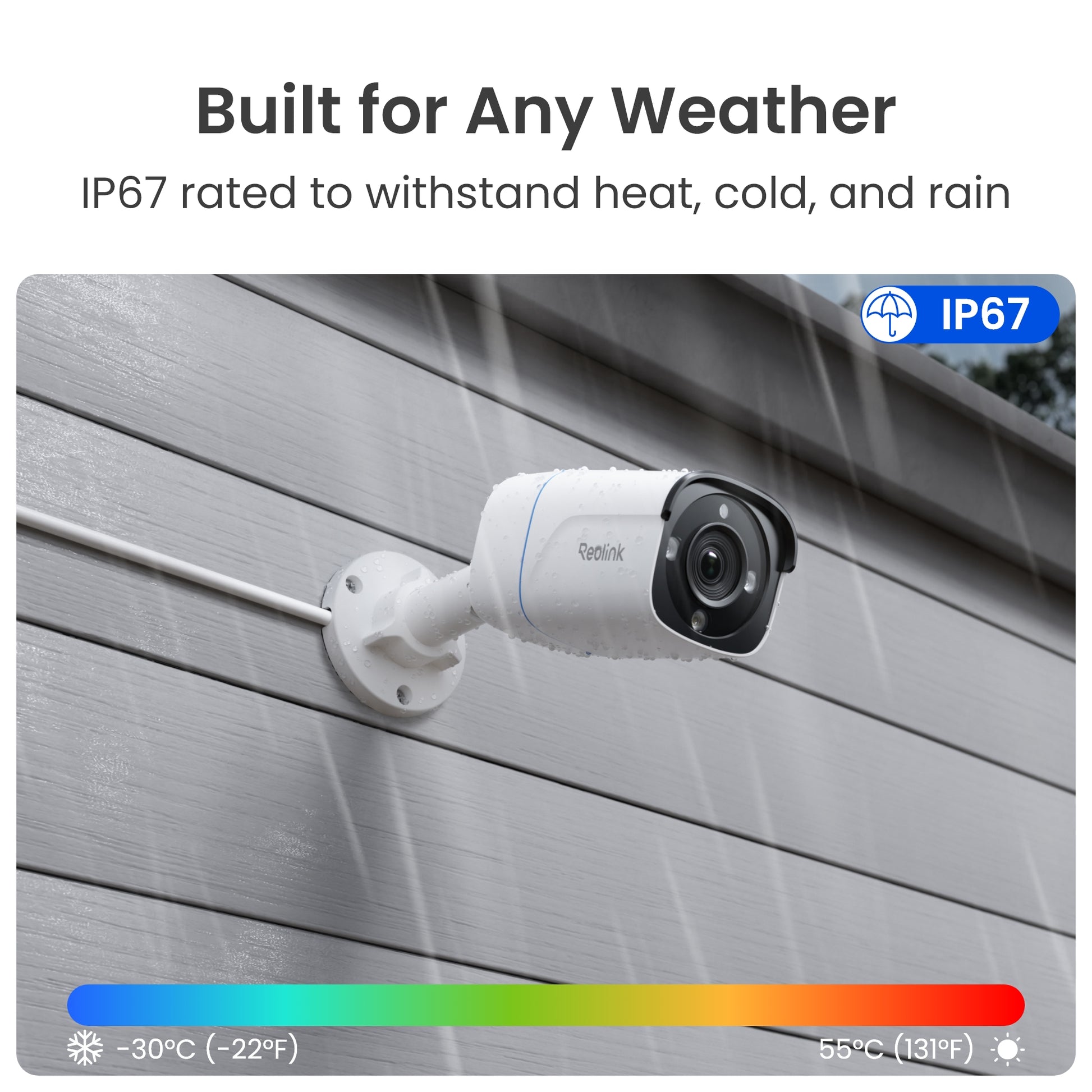 Reolink RP-PCB8M 8MP 4K 125° View PoE Bullet Security Camera