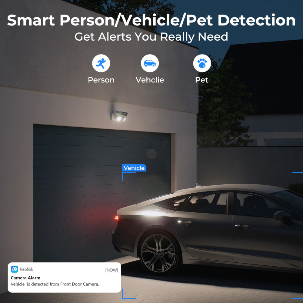 Reolink Duo Floodlight PoE: 4K Dual-Lens Panoramic Security Camera with Floodlight