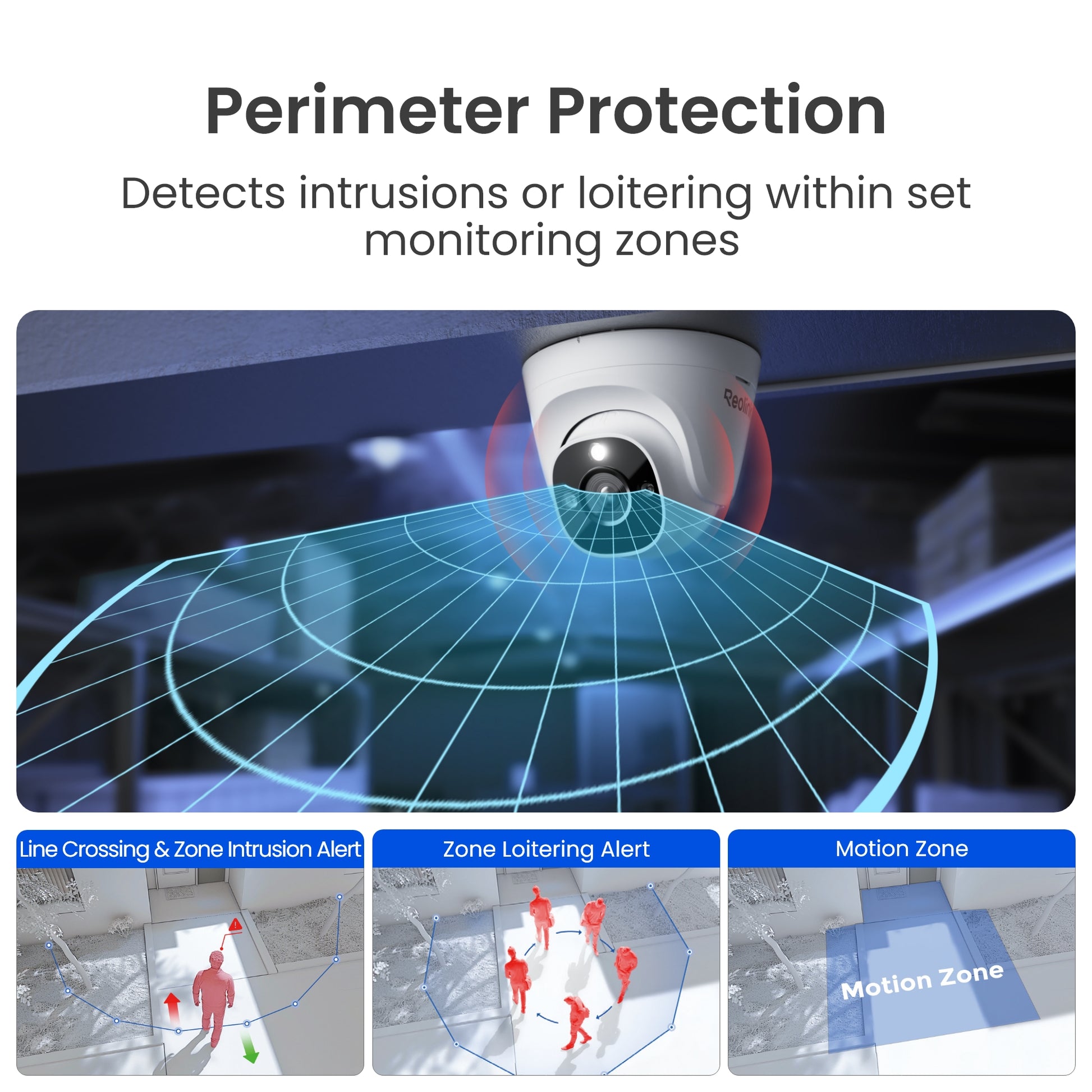 Reolink RP-PCT8M 8MP 4K 125° View PoE Dome Camera