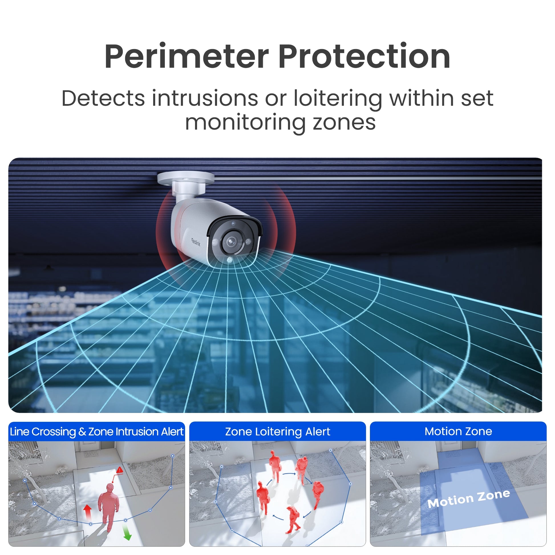 Reolink RP-PCB12M 12MP Ultra HD PoE Camera with Spotlights
