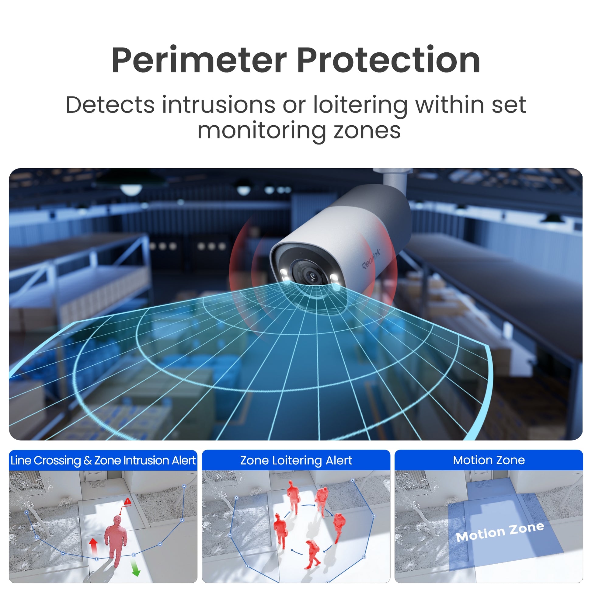 Reolink RP-PCB8MZ 8MP 4K 133° View PoE Bullet Camera with 5× Optical Zoom