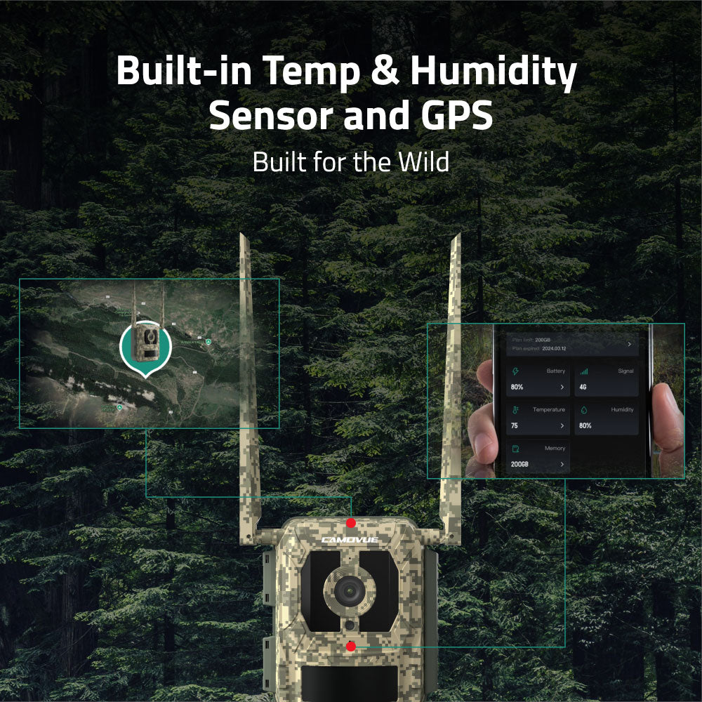 Reolink Camovue Talon Pro: 4K 4G LTE Game and Trail Camera with Live View & Starlight Night Vision