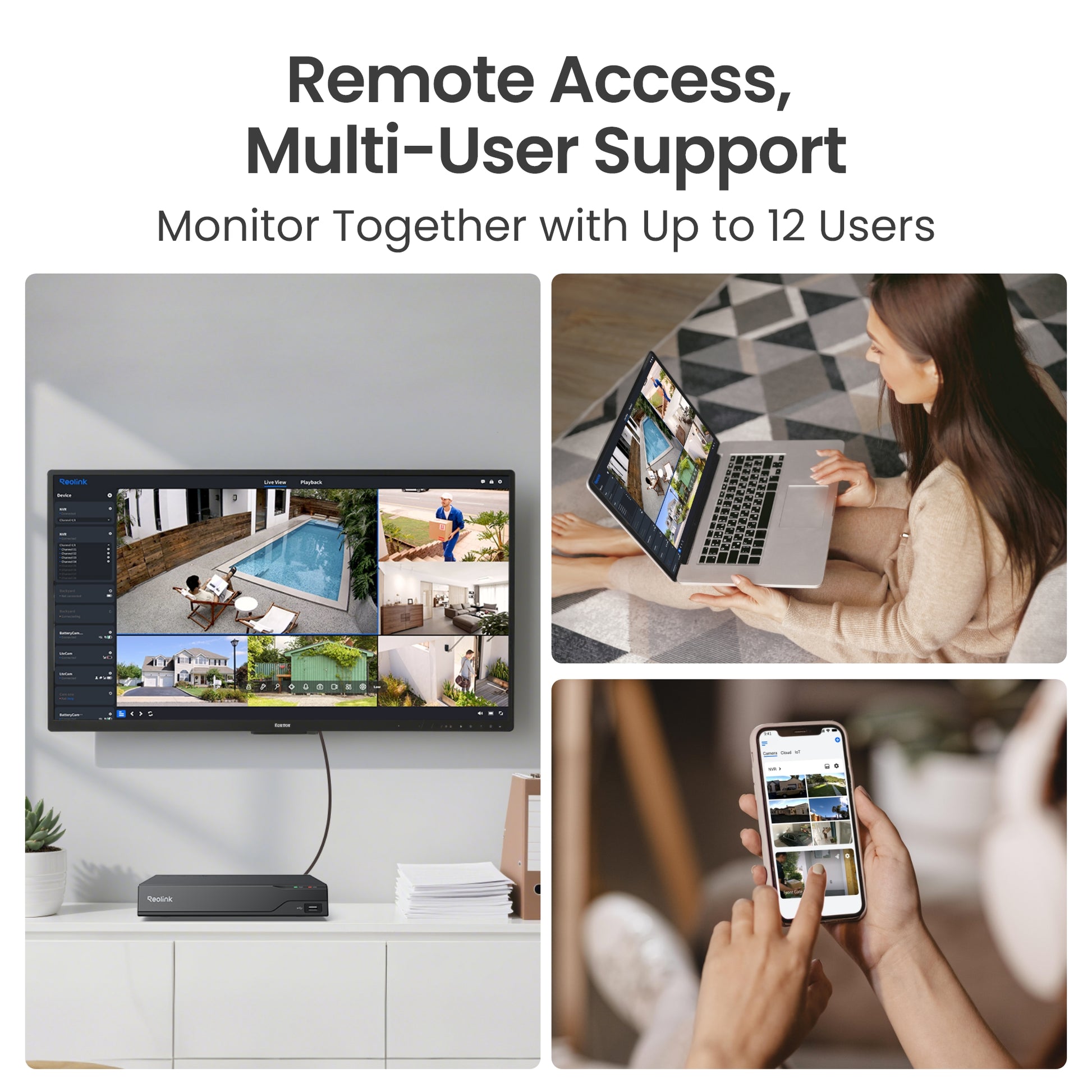 Reolink PN8-NHD 8-Channel PoE NVR for 24/7 Continuous Recording