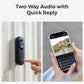 Reolink Video Doorbell Battery: Smart 2K Dual-Band Wi-Fi Battery Doorbell with 1:1 Head-to-Toe View