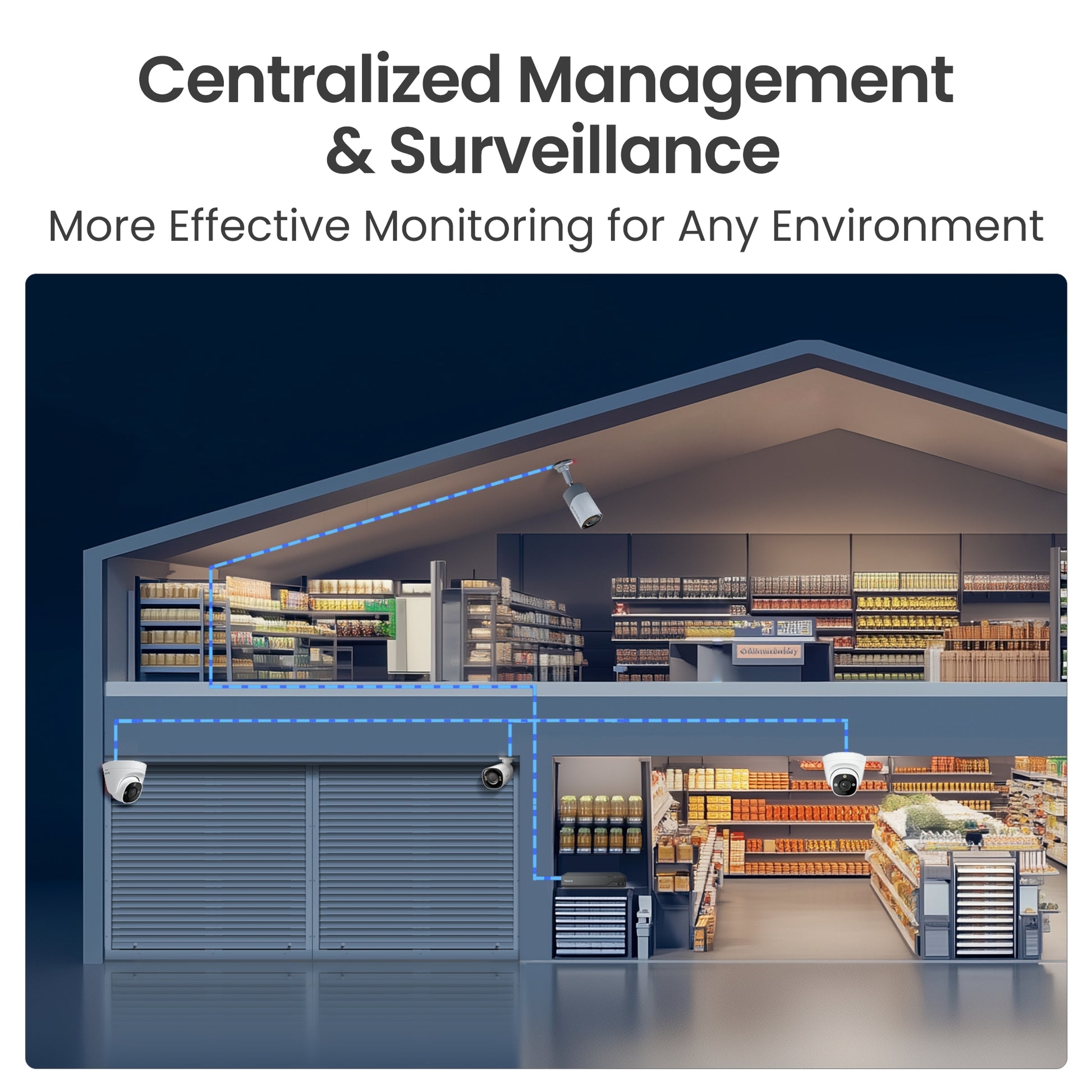 Reolink PN8-NHD 8-Channel PoE NVR for 24/7 Continuous Recording
