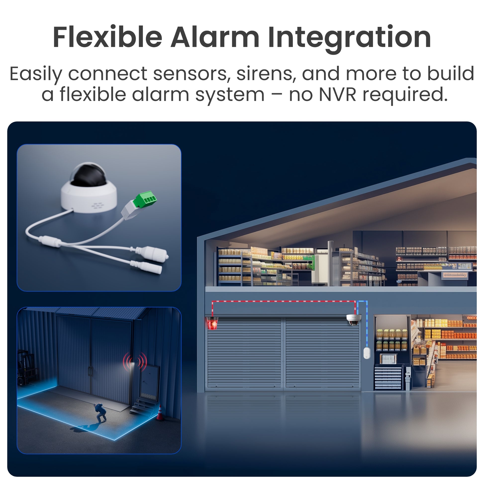 Reolink RP-PCV8MZ 8MP 4K IK10 Vandal-Proof PoE Dome Camera with 5X Optical Zoom