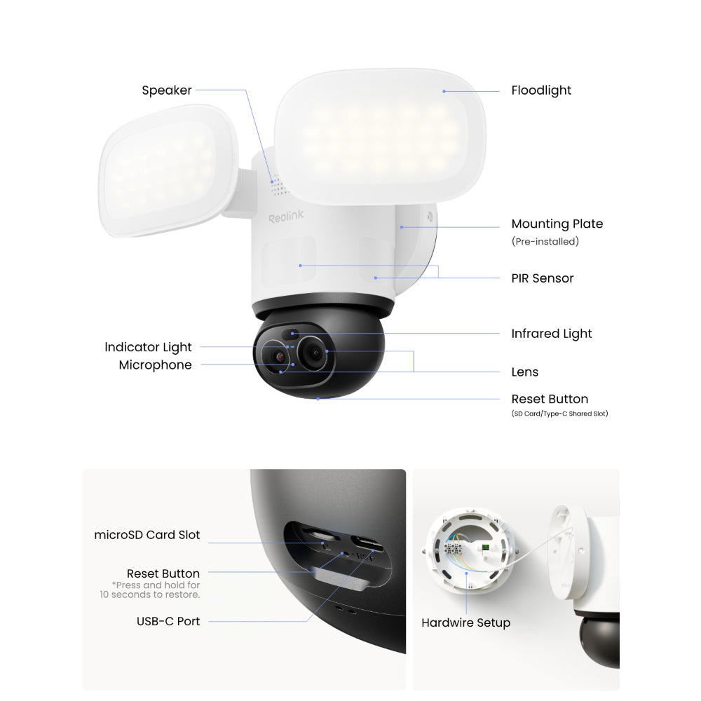 Reolink TrackFlex Floodlight WiFi 