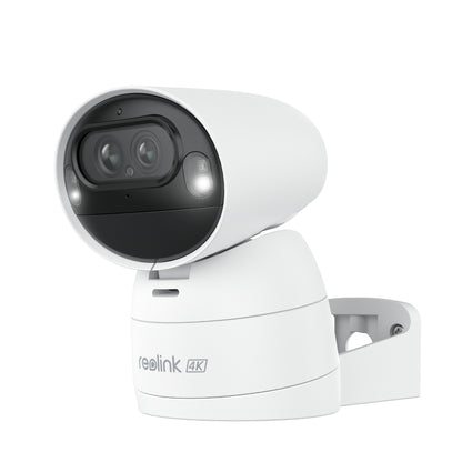 Reolink Argus Track: 4K Dual-Lens Battery Wi-Fi Camera, Auto-Zoom Tracking, Pan/Tilt, 6X Hybrid Zoom