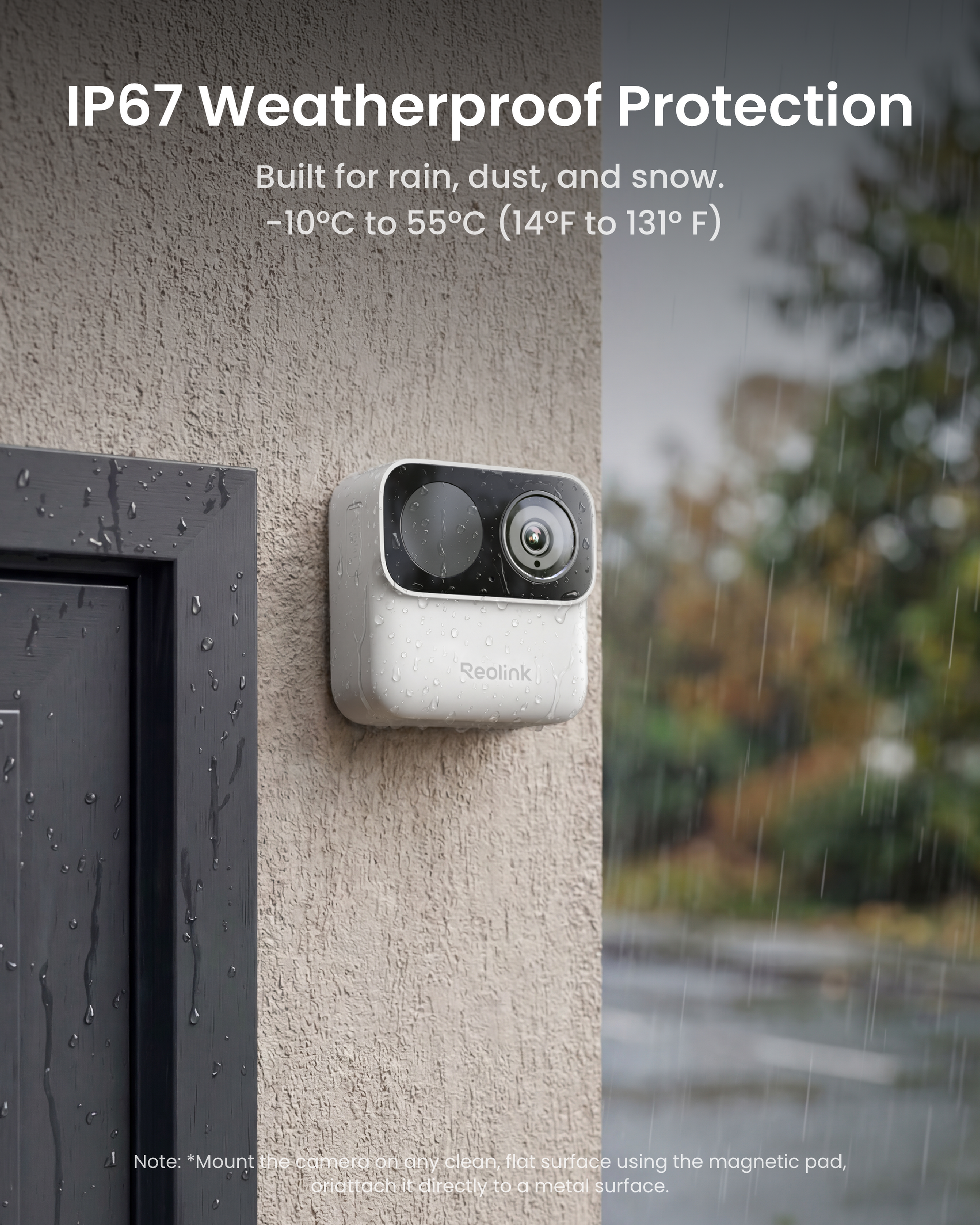 Reolink Argus MagiCam : 2MP Wireless Power-Efficient Camera for Indoor and Outdoor Use