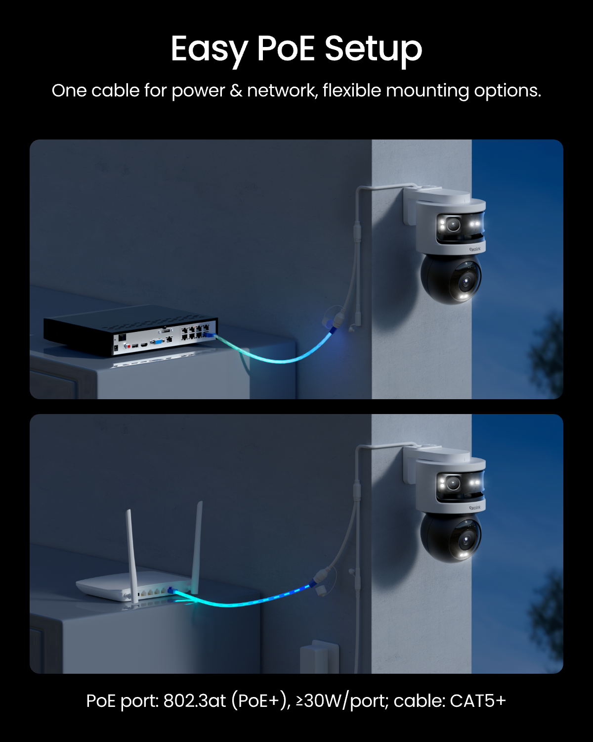 REOLINK OMVI 3i PoE 360° Security Camera with Triple Lens