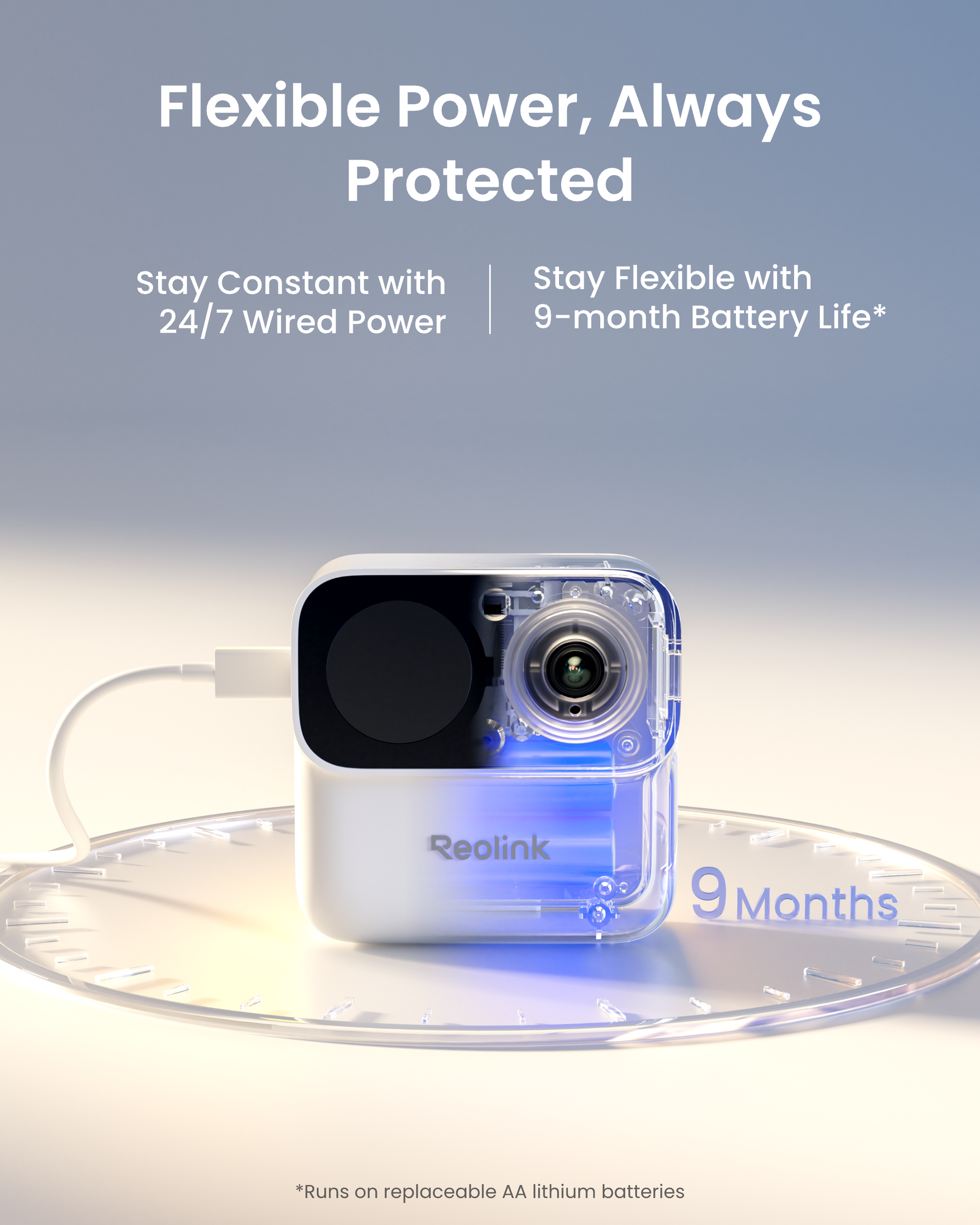 Reolink Argus MagiCam : 2MP Wireless Power-Efficient Camera for Indoor and Outdoor Use