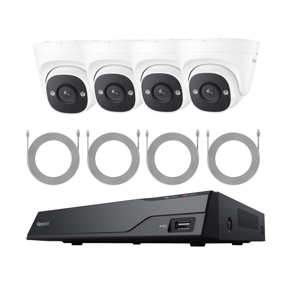 Reolink NVS8-5MD4 : 5MP HD 8-Channel PoE Surveillance System with Smart Detection