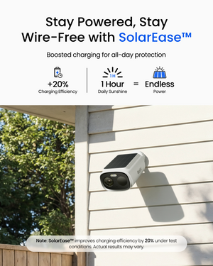 Reolink Argus Solar : Smart 5MP Battery/Solar Camera with Dual-Band Wi-Fi 6