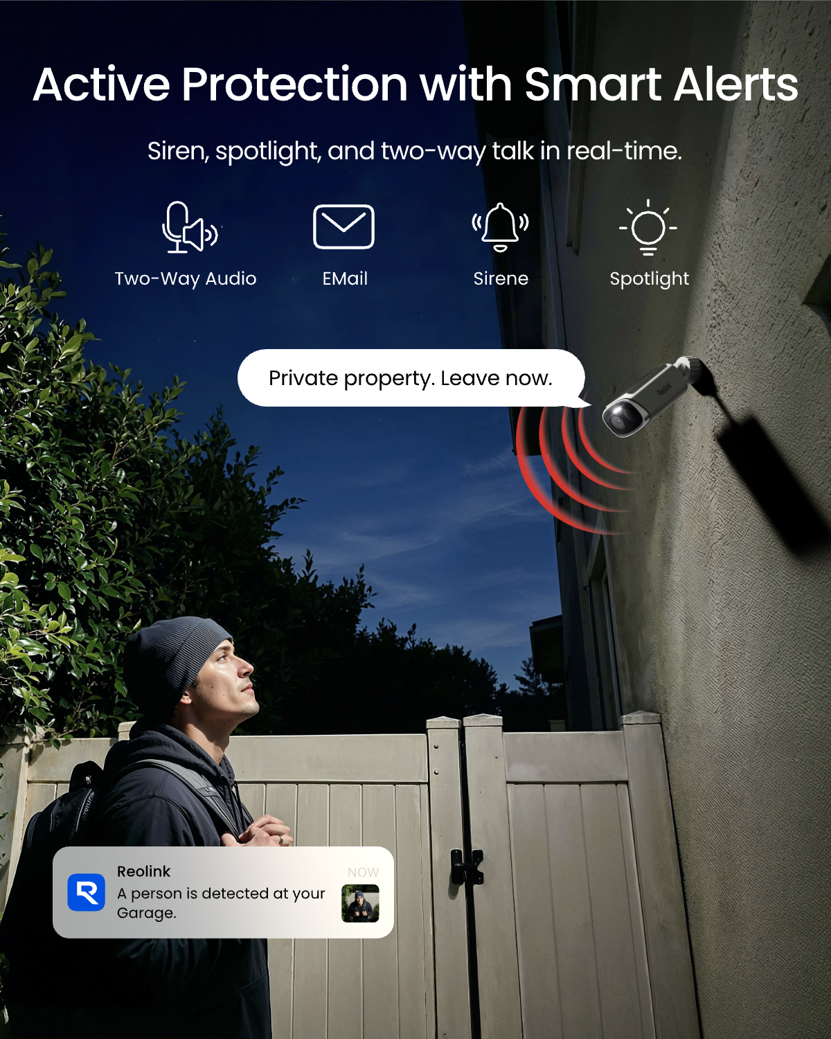 Reolink Argus Solar : Smart 5MP Battery/Solar Camera with Dual-Band Wi-Fi 6