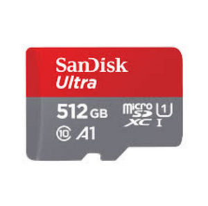 SanDisk Ultra MicroSD Card - 512GB, C10, A1, U1 UHS-1, 150MB/s