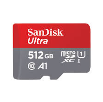 SanDisk Ultra MicroSD Card - 512GB, C10, A1, U1 UHS-1, 150MB/s