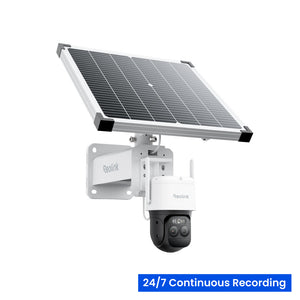 Reolink Trackmix LTE Plus 2 with Solar Panel: 4G Dual-Lens Battery Security Camera